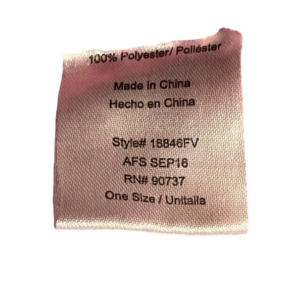 Pink Polyester Hamsa Patterned Throw Blanket - Picture 5 of 7